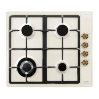 Варочная поверхность газовая 4-х конф. VENTOLUX HG640 L1 CEST (580х500хh43) (Корпус Эмаль , Цвет Черный) в Судаке от производителя 