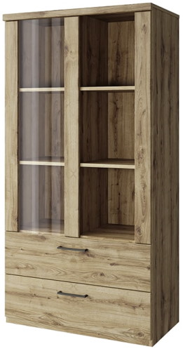 Фото Шкаф с витриной 1V2S3N Дорсет (Doorset) от производителя Анрэкс в Судаке по цене 17 680 ₽