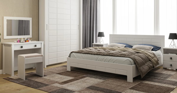 Фото Кровать двуспальная Изабель ИЗ-713К (СМ 180х200) без основания от производителя Компасс в Судаке по цене 21&nbsp;980 ₽