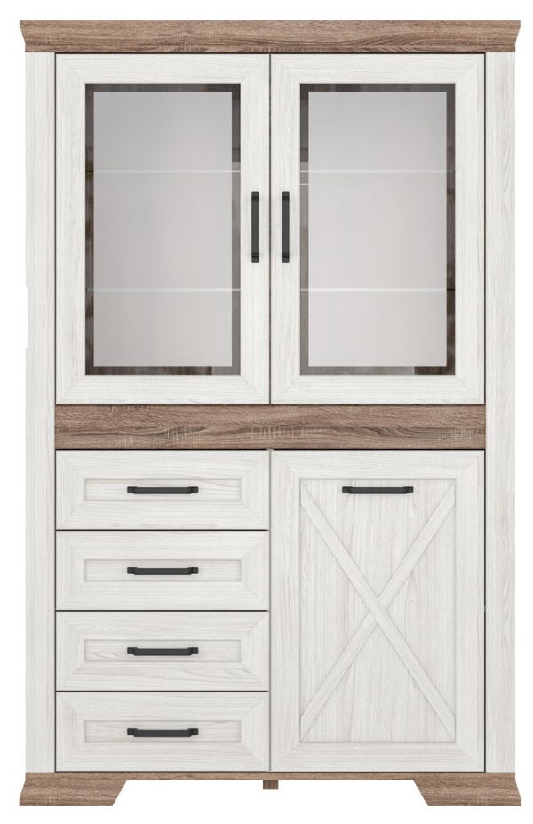 Фото Шкаф Marselle REG2W1D4S от производителя Black Red White (БРВ) в Судаке по цене 46 690 ₽