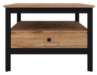 Стол журнальный Loft LAW (мдф, лдсп-дуб вотан,  черный (Black Red White (БРВ)) ) в Судаке от производителя в интернет магазине Планета Комфорта Стол журнальный Loft LAW (мдф, лдсп-дуб вотан,  черный (Black Red White (БРВ)) ) в Судаке от производителя