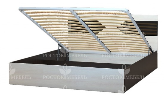 Фото Кровать двуспальная Ника-1 КД-2.9 (СМ 160х200) с подъемным механизмом от производителя Росток в Судаке по цене 26 360 ₽