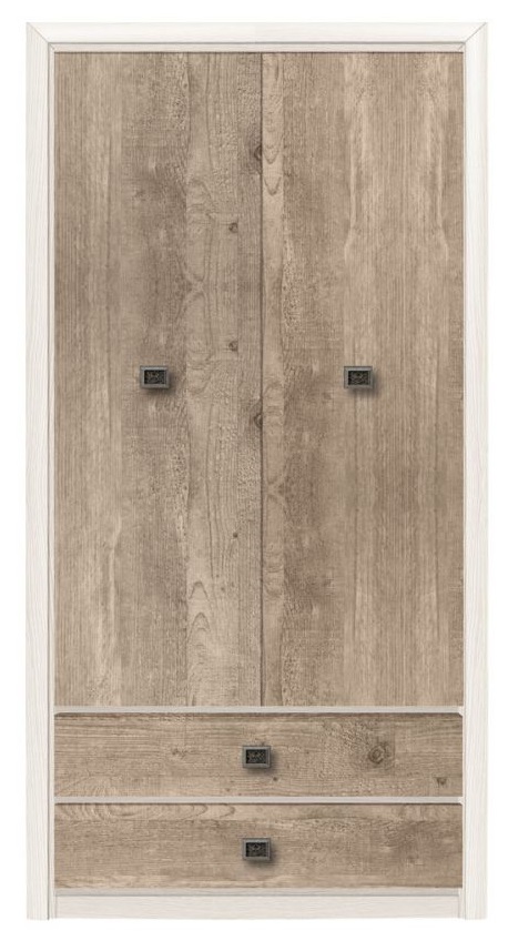 Фото Шкаф Коен SZF2D2S (104) двухдверный от производителя Black Red White (БРВ) в Судаке по цене 28&nbsp;400 ₽