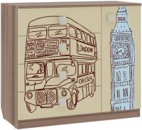 Фото  комод комбинированный челси производитель Мебельсон