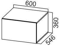 Кухня Модерн NEW шкаф навесной ШГ600г (36) (серый, графит,(SV-мебель)) в Судаке от производителя 