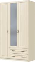 Шкаф Кантри ШР-3 (123) трехдверный (слоновая кость, слоновая кость,(Браво-мебель)) в Судаке от производителя 