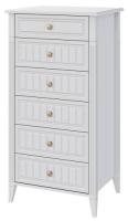 Комод Мэгги (6 ящ) (белый снег-лак белый (Браво-мебель) ) в Судаке от производителя 
