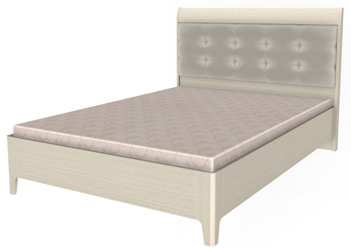 Фото Кровать двуспальная Камелия КР-2072 (СМ 140х200) с ламельным основанием от производителя Лером в Судаке по цене 33&nbsp;770 ₽
