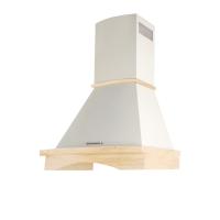 Вытяжка купольная Gretta (C) 60 (600х535хh895(1125)) (Материал Металл/Дерево , Цвет Бежевый/Неокрашено) в Судаке от производителя 