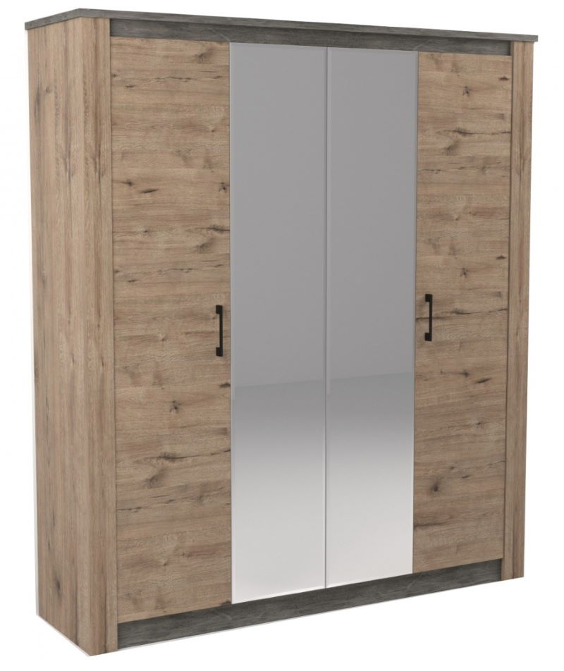 Фото Шкаф Денвер 2300 (192) четырехдверный от производителя СБК в Судаке по цене 47 450 ₽