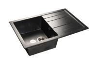 Мойка Granfest GF-Q780L (ГР 780х500хh205) (шир.ящ.min 600) (Цвет мойки черный) в Судаке от производителя в интернет магазине Планета Комфорта Мойка Granfest GF-Q780L (ГР 780х500хh205) (шир.ящ.min 600) (Цвет мойки черный) в Судаке от производителя
