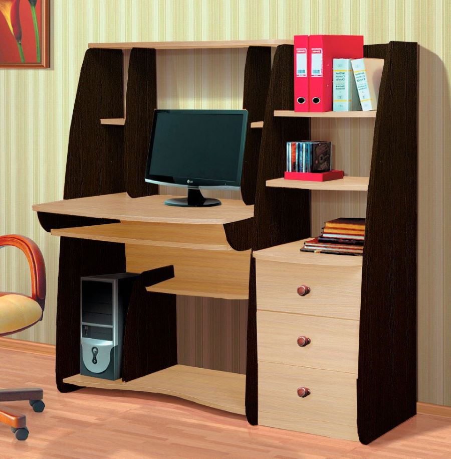 Фото Стол компьютерный СК 1  от производителя Фант-мебель в Судаке по цене 9&nbsp;590 ₽