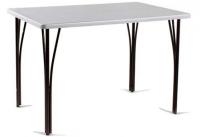 Стол обеденный Граф (металл, мдф-ясень серебро,  медный антик (Бител) ) в Судаке от производителя в интернет магазине Планета Комфорта Стол обеденный Граф (металл, мдф-ясень серебро,  медный антик (Бител) ) в Судаке от производителя