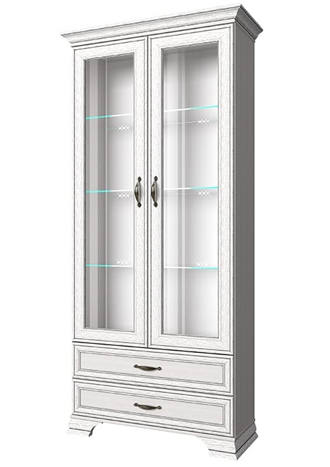 Фото Шкаф с витриной 2V2S Тиффани (Tiffany) от производителя Анрэкс в Судаке по цене 34 770 ₽