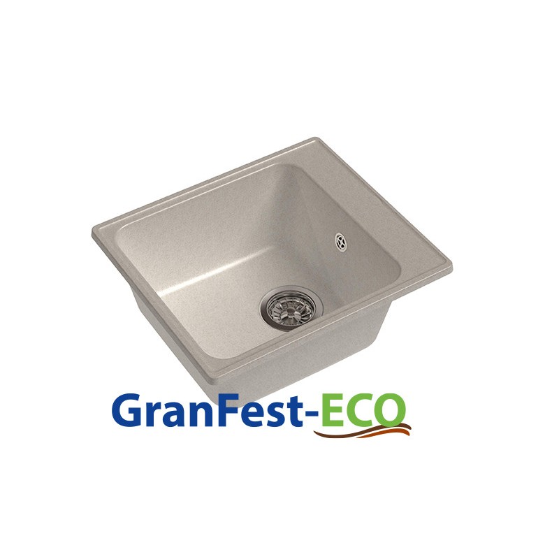 Фото Мойка Granfest eco-17 (ГР 420х480хh200) (шир.ящ.min 400) без сифона от производителя Granfest в Судаке по цене 2 640 ₽