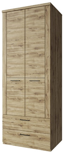 Фото Шкаф 2DG2S Дорсет (Doorset) (80) двухдверный от производителя Анрэкс в Судаке по цене 25 870 ₽
