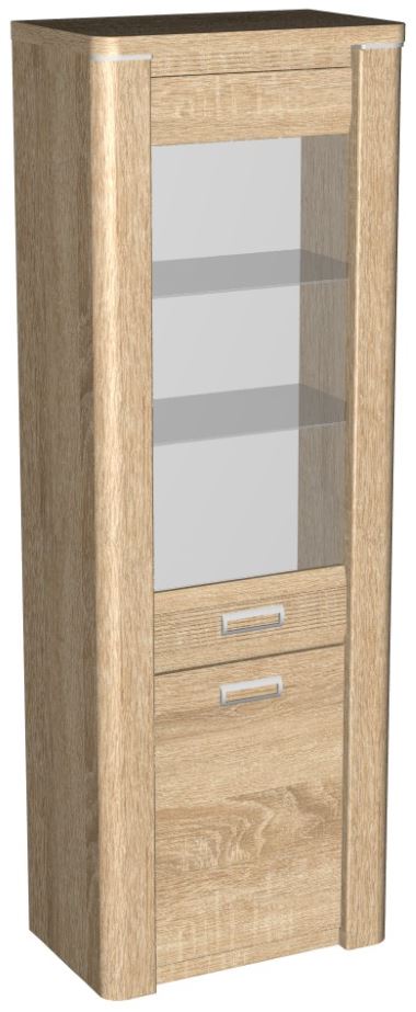 Фото Пенал со стеклом высокий Магнолия ГМ-03 от производителя СБК в Судаке по цене 19&nbsp;830 ₽