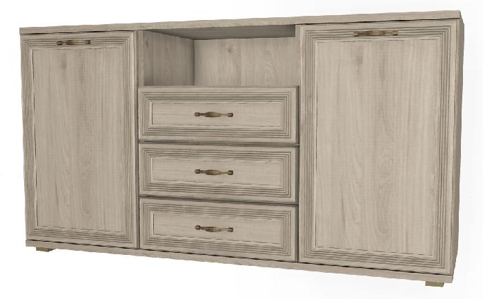 Тумба под ТВ Карина ТБ-1013 (гикори джексон светлый, гикори джексон светлый (Лером) )