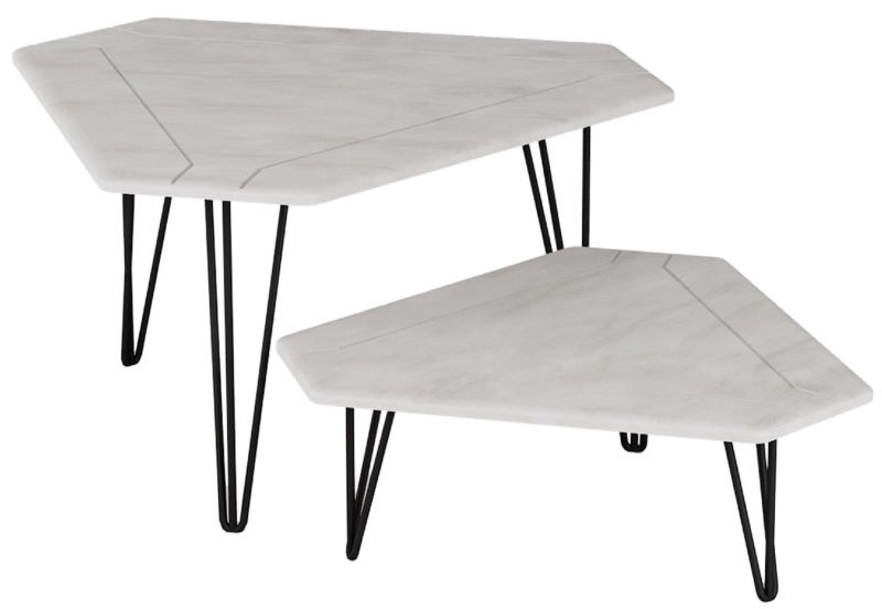 Фото Стол журнальный Тет-а-тет (2шт) от производителя Калифорния в Судаке по цене 9&nbsp;420 ₽