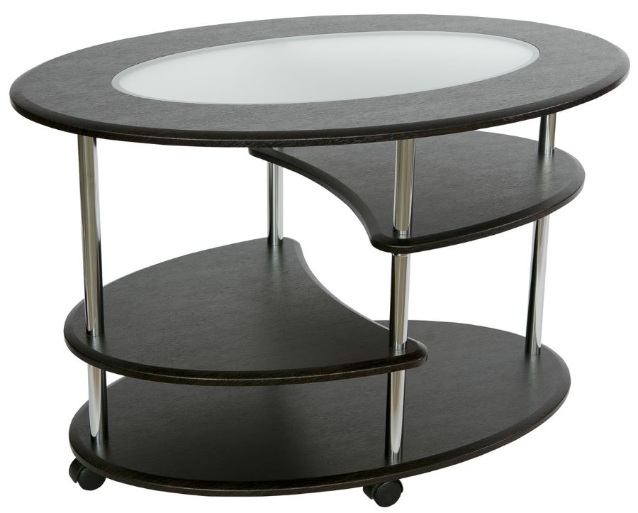 Фото Стол журнальный Эллипс (стекло) от производителя Калифорния в Судаке по цене 9&nbsp;060 ₽