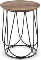 Стол журнальный Halmar Nubira-S (металл окрашенный, мдф-орех,  черный (Halmar ) ) в Судаке от производителя 