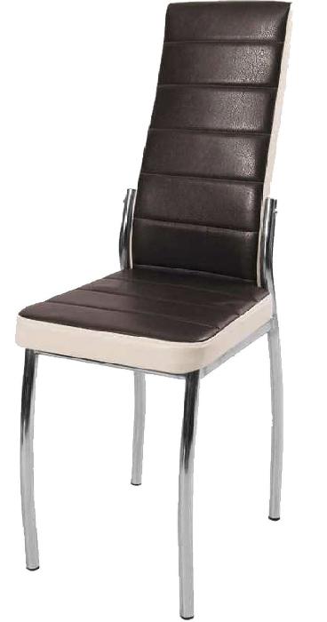 Стул Лорд Комби ( Обивка стула:кожзам , хром, 030-020 (Кристалл) )