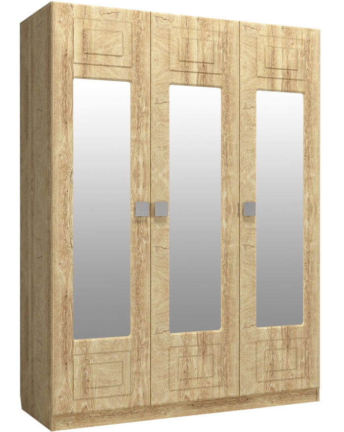 Фото Шкаф трехстворчатый Анастасия АН-3К с зеркалом от производителя Компасс в Судаке по цене 47 690 ₽