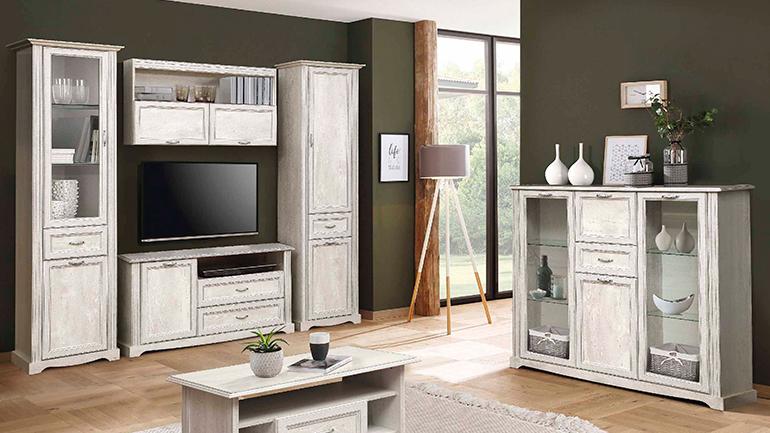 Фото Полка навесная 32.19 Сохо от производителя Олмеко в Судаке по цене 6 520 ₽