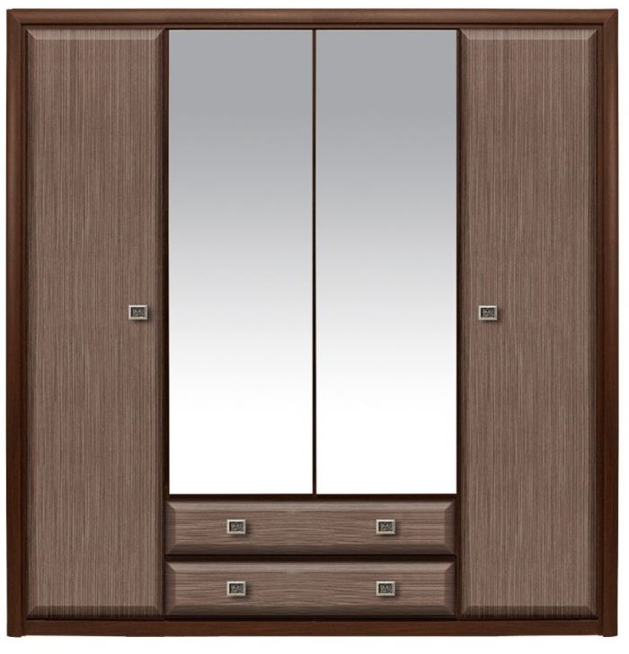 Фото Шкаф Коен SZF4D2S (214) четырехдверный от производителя Black Red White (БРВ) в Судаке по цене 60 370 ₽