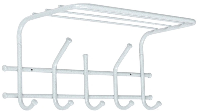 Фото Вешалка с полкой Эра 5 от производителя Завод металлических изделий в Судаке по цене 570 ₽