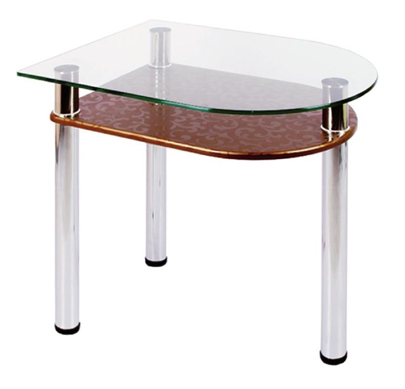 Фото Стол обеденный 4.4 с полкой  от производителя Мебель из стекла в Судаке по цене 4&nbsp;270 ₽