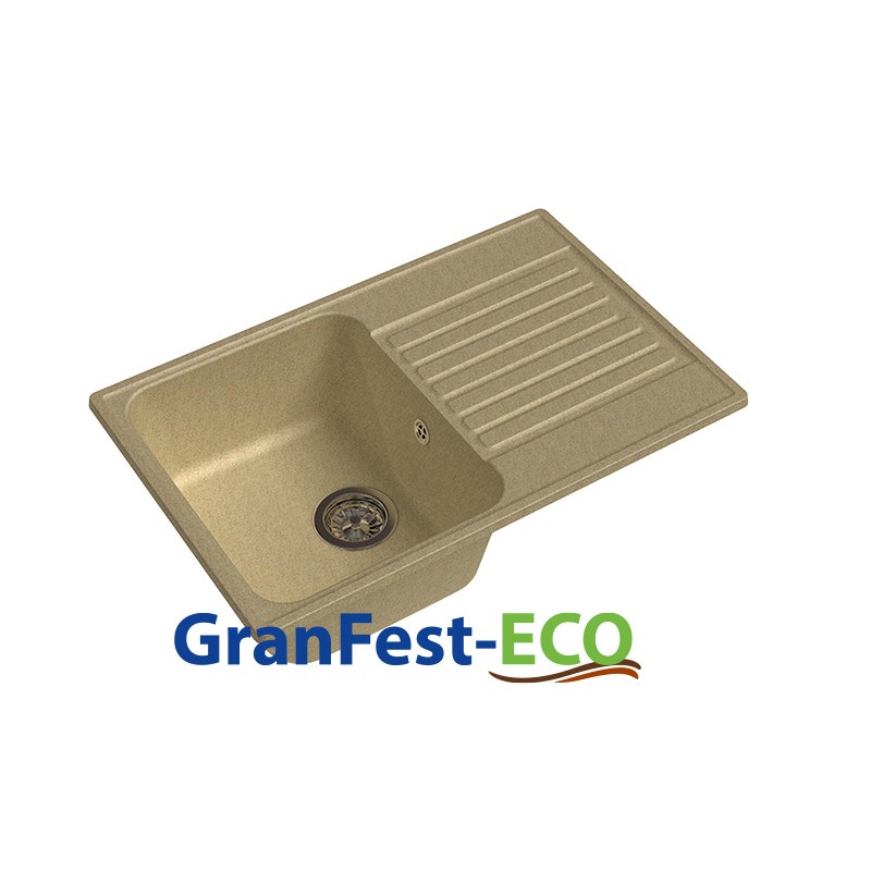 Фото Мойка Granfest eco-78 (ГР 740х480хh200) (шир.ящ.min 720) без сифона от производителя Granfest в Судаке по цене 3 650 ₽