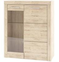 Фото kollektsiya-mebeli-oskar-anreks шкаф-витрина 1v1d оскар (oskar) производитель Анрэкс