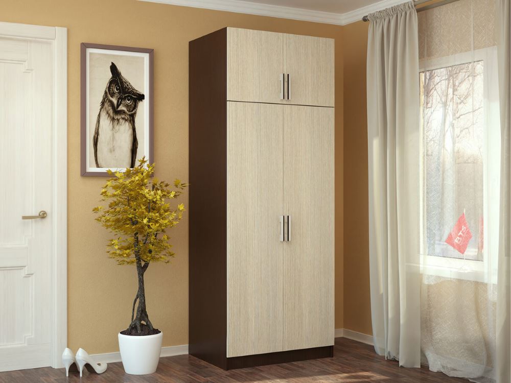 Фото Шкаф с перегородкой (80) двухдверный от производителя БТС  в Судаке по цене 10&nbsp;220 ₽