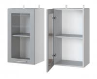 Фото kukhonnye-shkafy-so-steklom кухня монс шкаф навесной ав-940 производитель Леко