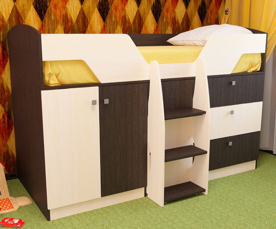 Фото Кровать детская Лимбо (СМ 80х180) от производителя Пирамида в Судаке по цене 19&nbsp;480 ₽