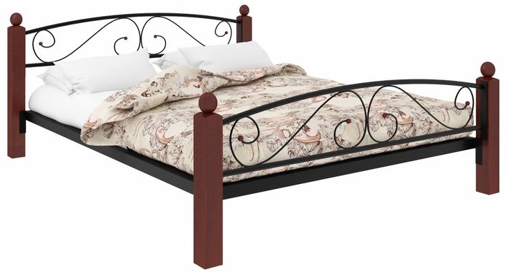 Фото Кровать двуспальная Вероника Lux Plus (СМ 160х200) трубка металл в Судаке по цене 20 940 ₽ от производителя Милсон, код товара 2000002046158, 2000002046165, 2000002046172, 2000002046189, 2000002046196, 2000002046202, 2000002046219 шт Фото Кровать двуспальная Вероника Lux Plus (СМ 160х200) трубка металл от производителя Милсон в Судаке по цене 20 940 ₽