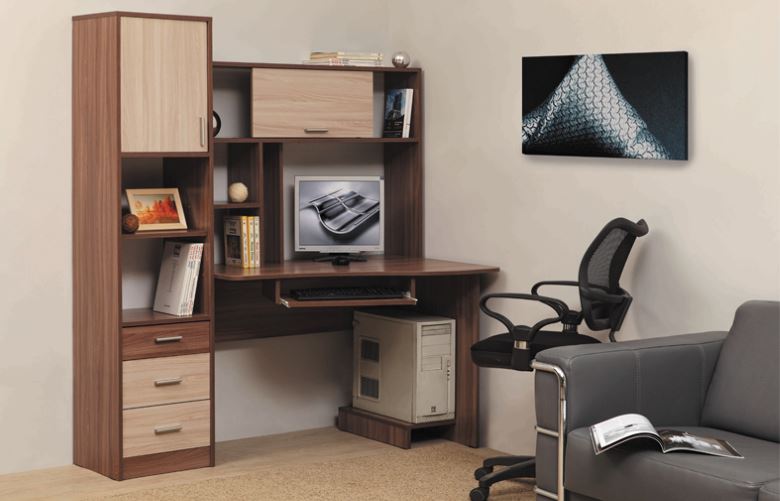 Фото Стол компьютерный ПКС-10 (1,5) от производителя Олмеко в Судаке по цене 12 660 ₽