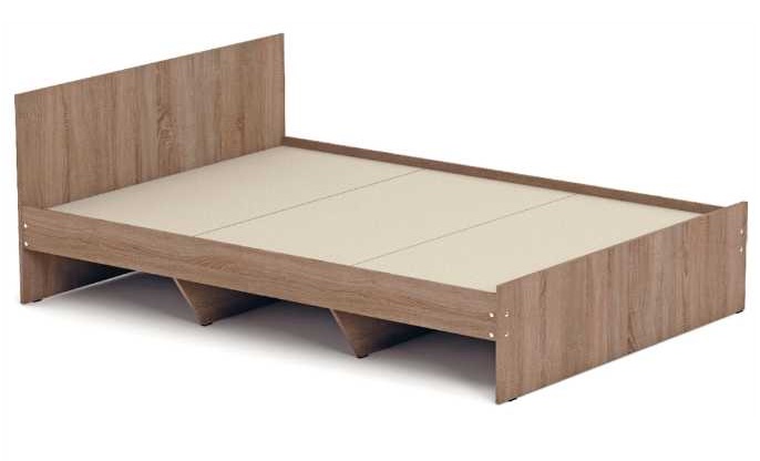 Фото Кровать двуспальная К-12 (СМ 140х200) комплектуется настилом от производителя Ромис в Судаке по цене 9 280 ₽