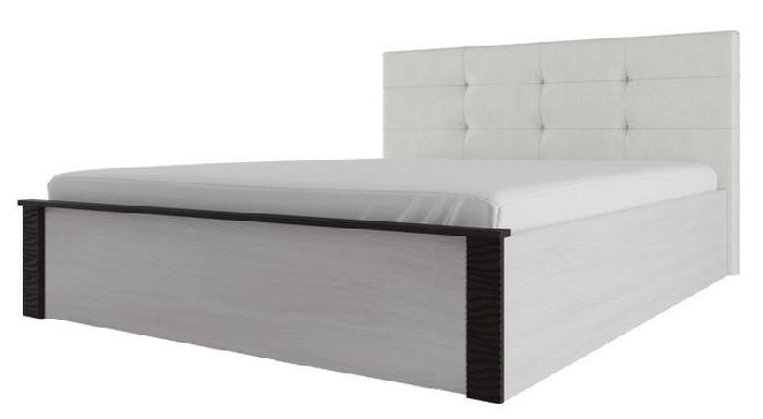 Кровать двуспальная Гамма-20 с мягким изголовьем (СМ 160х200) без основания ( 160х200 , ЛДСП/МДФ , ясень анкор светлый/венге , без подъемного мех. , без ящиков , без матраса (SV-мебель) ) Кровать двуспальная Гамма-20 с мягким изголовьем (СМ 160х200) без основания ( 160х200 , ЛДСП/МДФ , ясень анкор светлый/венге , без подъемного мех. , без ящиков , без матраса (SV-мебель) )