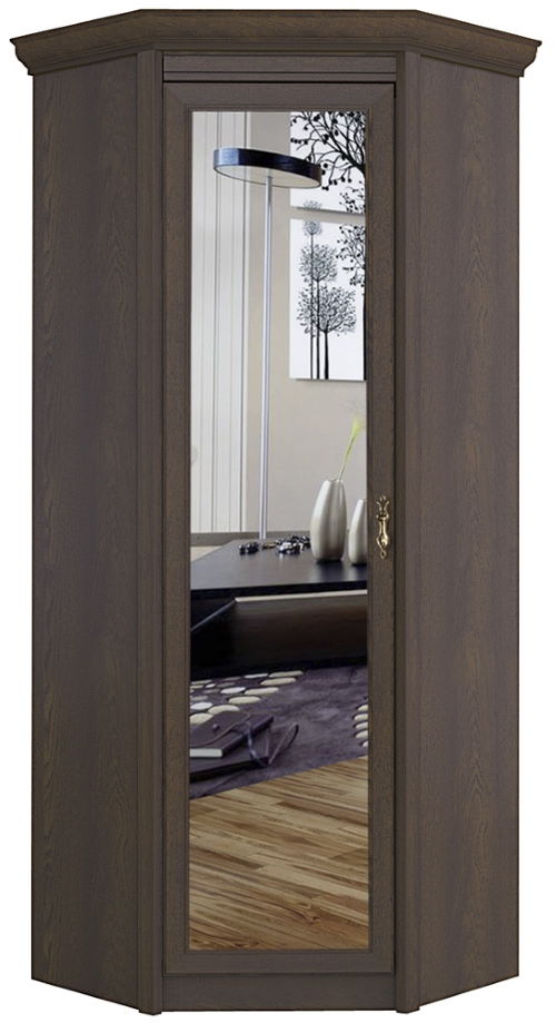 Фото Шкаф Флоренция 641 (87) угловой (с зеркалом) от производителя Яна в Судаке по цене 38&nbsp;220 ₽