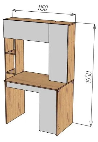 Фото Стол компьютерный СК-64  от производителя Пирамида в Судаке по цене 8 860 ₽