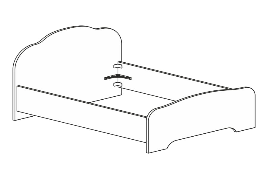 Фото Кровать двуспальная Кэт-2 Эвита (СМ 140х200) не комплектуется настилом в Судаке по цене 12 090 ₽ от производителя Диал, код товара 2000001301760 шт Фото Кровать двуспальная Кэт-2 Эвита (СМ 140х200) не комплектуется настилом от производителя Диал в Судаке по цене 12 090 ₽