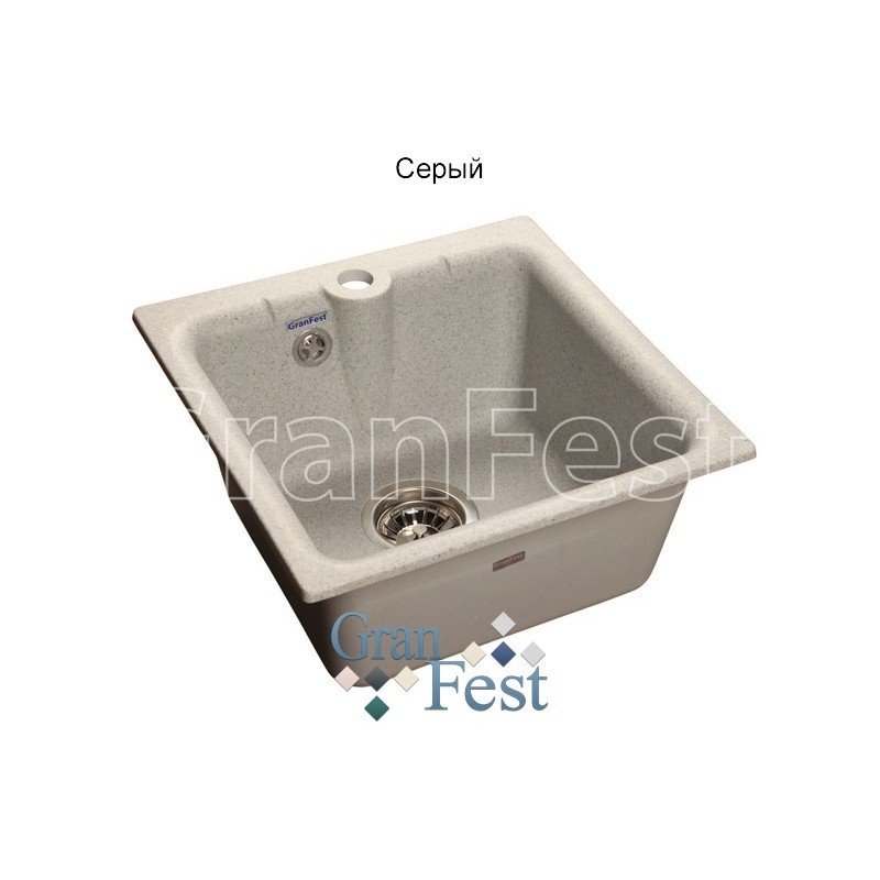 Фото Мойка Granfest GF-P420 (ГР 420х420хh200) (шир.ящ.min 400) от производителя Granfest в Судаке по цене 3 680 ₽