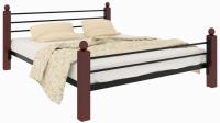 Кровать двуспальная Милана Lux Plus (СМ 180х190) трубка металл в интернет магазине Планета Комфорта Фото derevyannye-krovati кровать двуспальная милана lux plus (см 180х190) трубка металл производитель Милсон