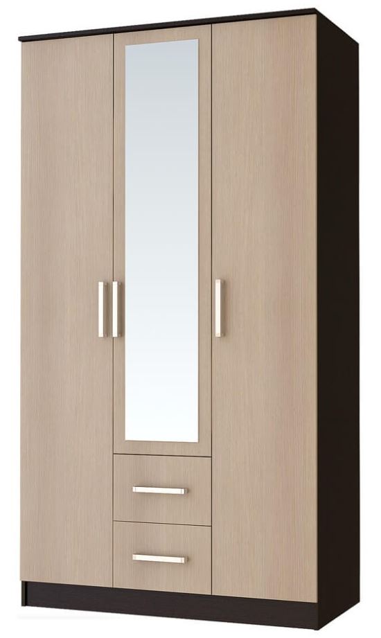 Фото Шкаф Фиеста (120) трехдверный от производителя БТС  в Судаке по цене 13&nbsp;360 ₽