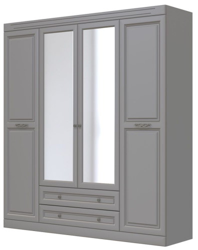 Фото Шкаф Олимп ШР-4 (201) четырехдверный от производителя Браво-мебель в Судаке по цене 57 900 ₽