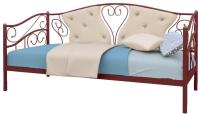 Фото krovati-detski кровать-тахта односпальная юлия (см 90х190) трубка металл производитель Милсон