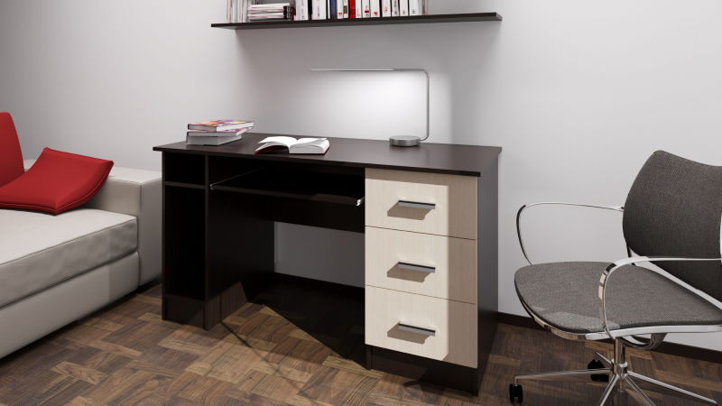 Фото Стол компьютерный ПКС-4 (1,4) от производителя ПАМИР в Судаке по цене 6&nbsp;940 ₽