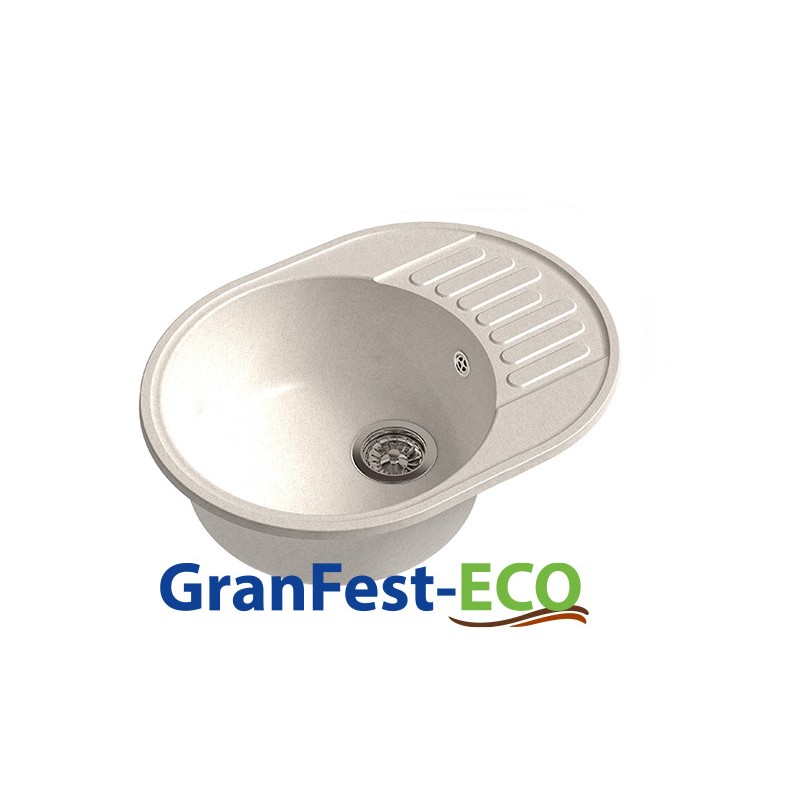 Фото Мойка Granfest eco-58 (ГР 620х480хh200) (шир.ящ.min 600) без сифона от производителя Granfest в Судаке по цене 3 020 ₽